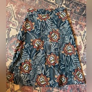 Roolee Floral Midi Skirt Size Large